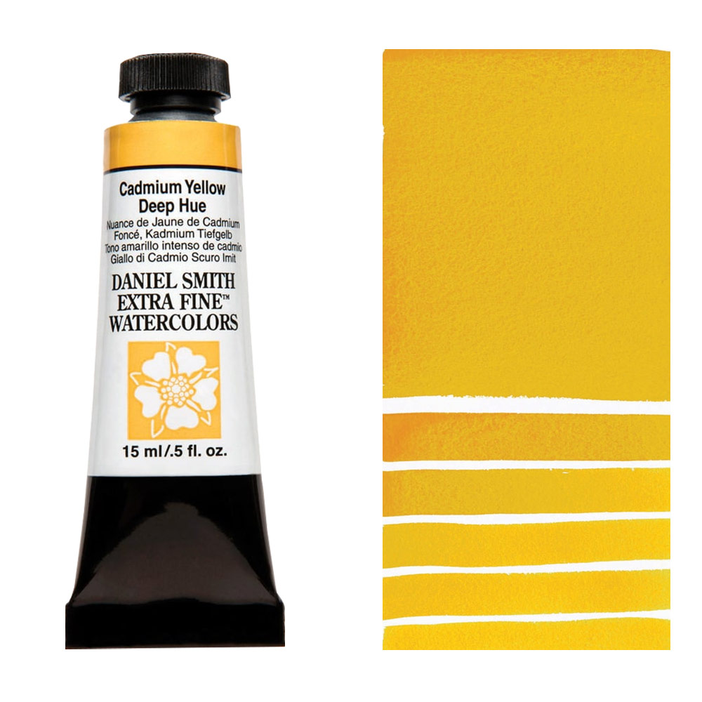 Daniel Smith Extra Fine Watercolor 15ml Cadmium Yellow Deep Hue