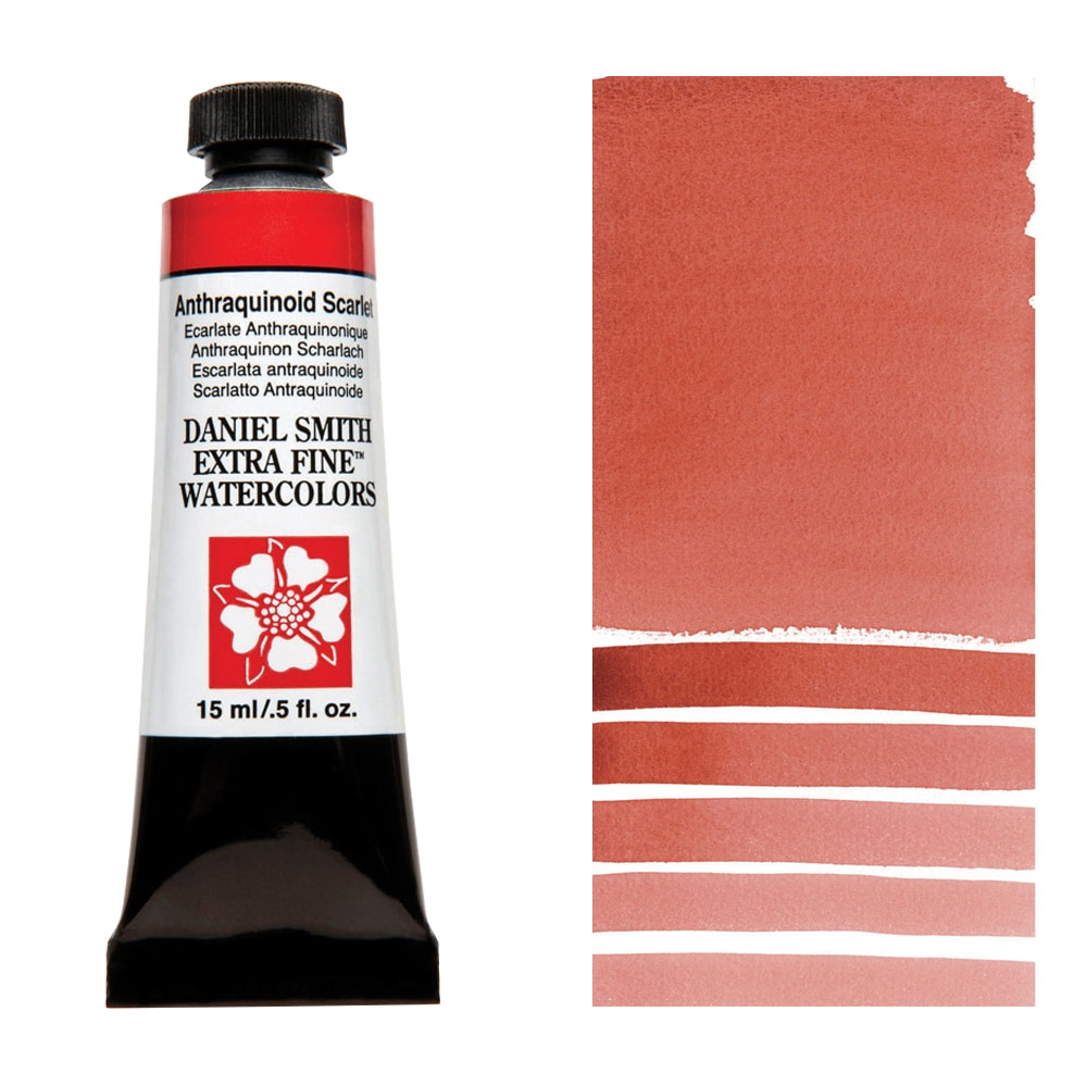Daniel Smith Extra Fine Watercolor 15ml Anthraquinoid Scarlet