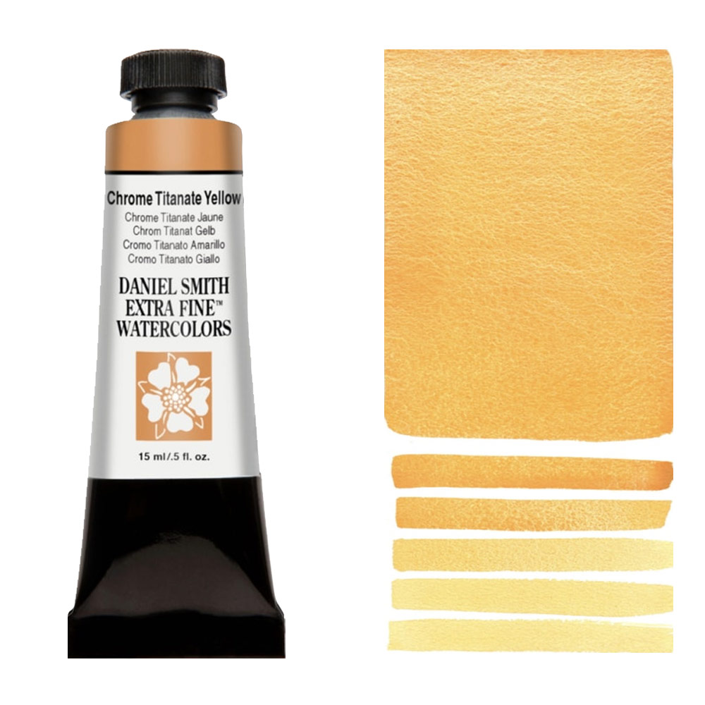 Daniel Smith Extra Fine Watercolor 15ml Chrome Titanate Yellow