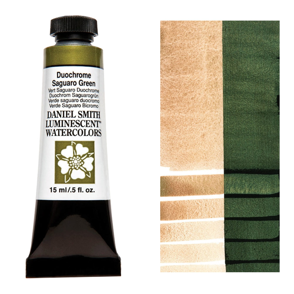 Daniel Smith Extra Fine Watercolor 15ml Duochrome Saguaro Green
