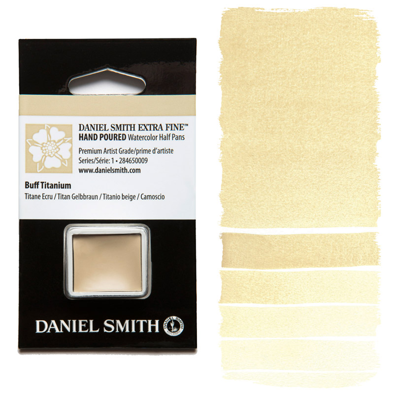 Daniel Smith Extra Fine Watercolor Half Pan Buff Titanium