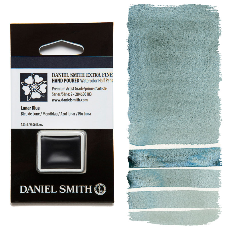 Daniel Smith Extra Fine Watercolor Half Pan Lunar Blue