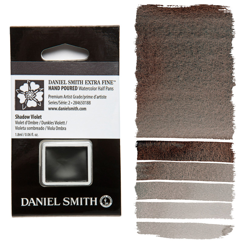 Daniel Smith Extra Fine Watercolor Half Pan Shadow Violet