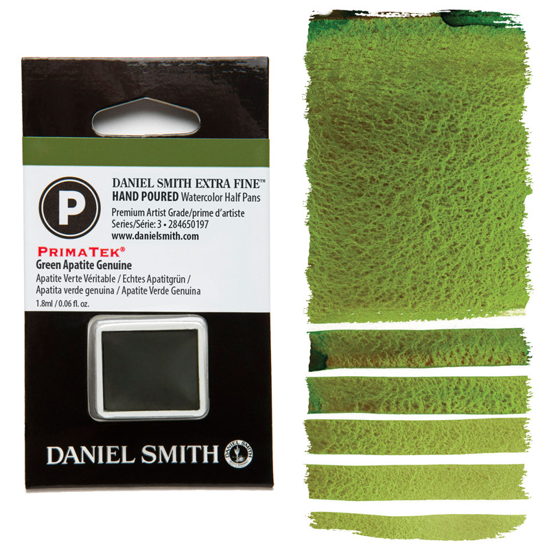 Daniel Smith Extra Fine Watercolor Half Pan Green Apatite Genuine