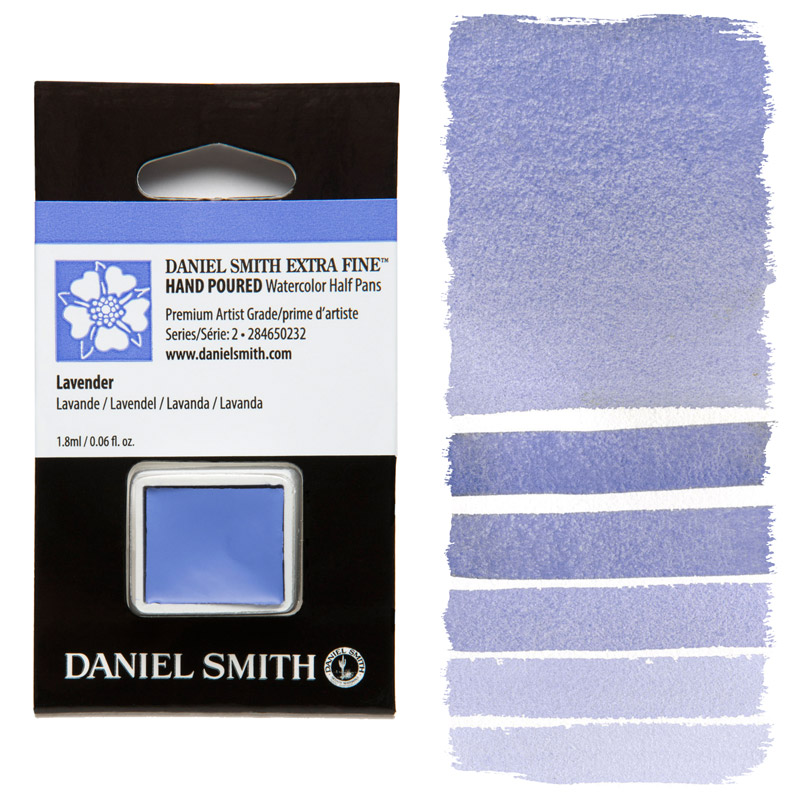 Daniel Smith Extra Fine Watercolor Half Pan Lavender
