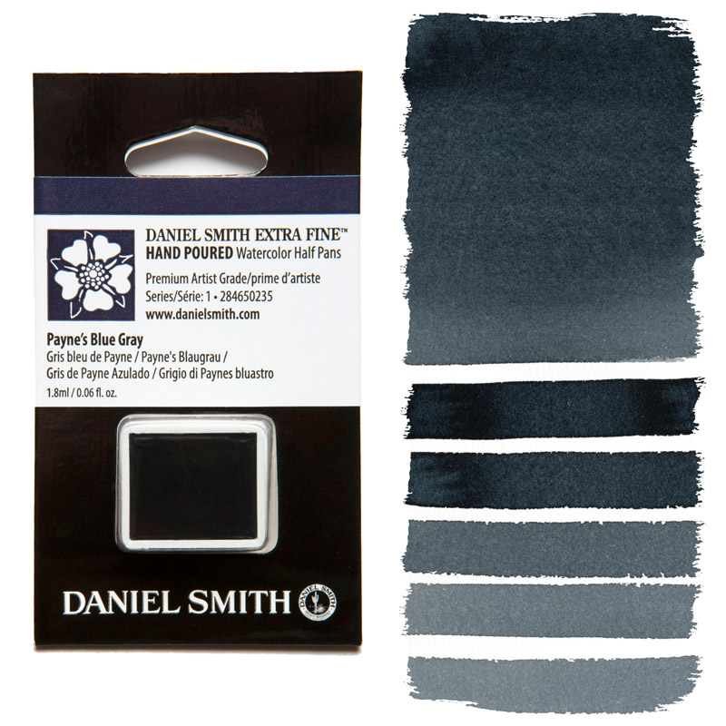 Daniel Smith Extra Fine Watercolor Half Pan Payne's Blue Gray