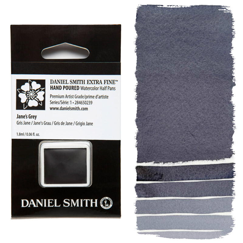 Daniel Smith Extra Fine Watercolor Half Pan Jane's Grey