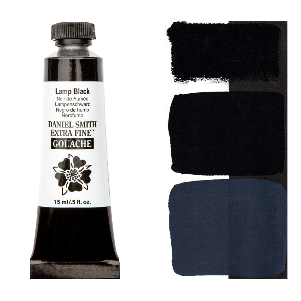 Daniel Smith Extra Fine Gouache 15ml Lamp Black