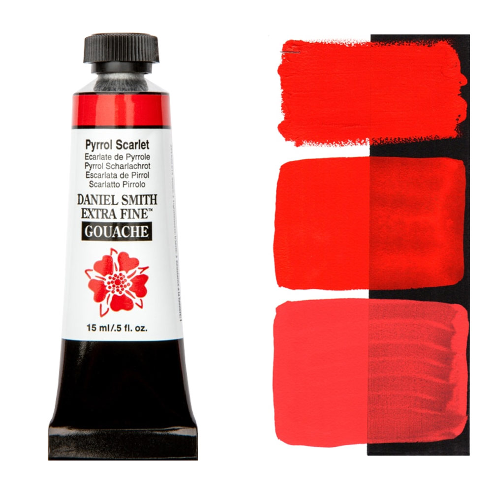 Daniel Smith Extra Fine Gouache 15ml Pyrrol Scarlet