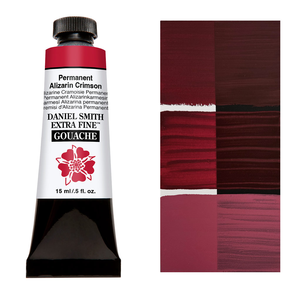 Daniel Smith Extra Fine Gouache 15ml Permanent Alizarin Crimson