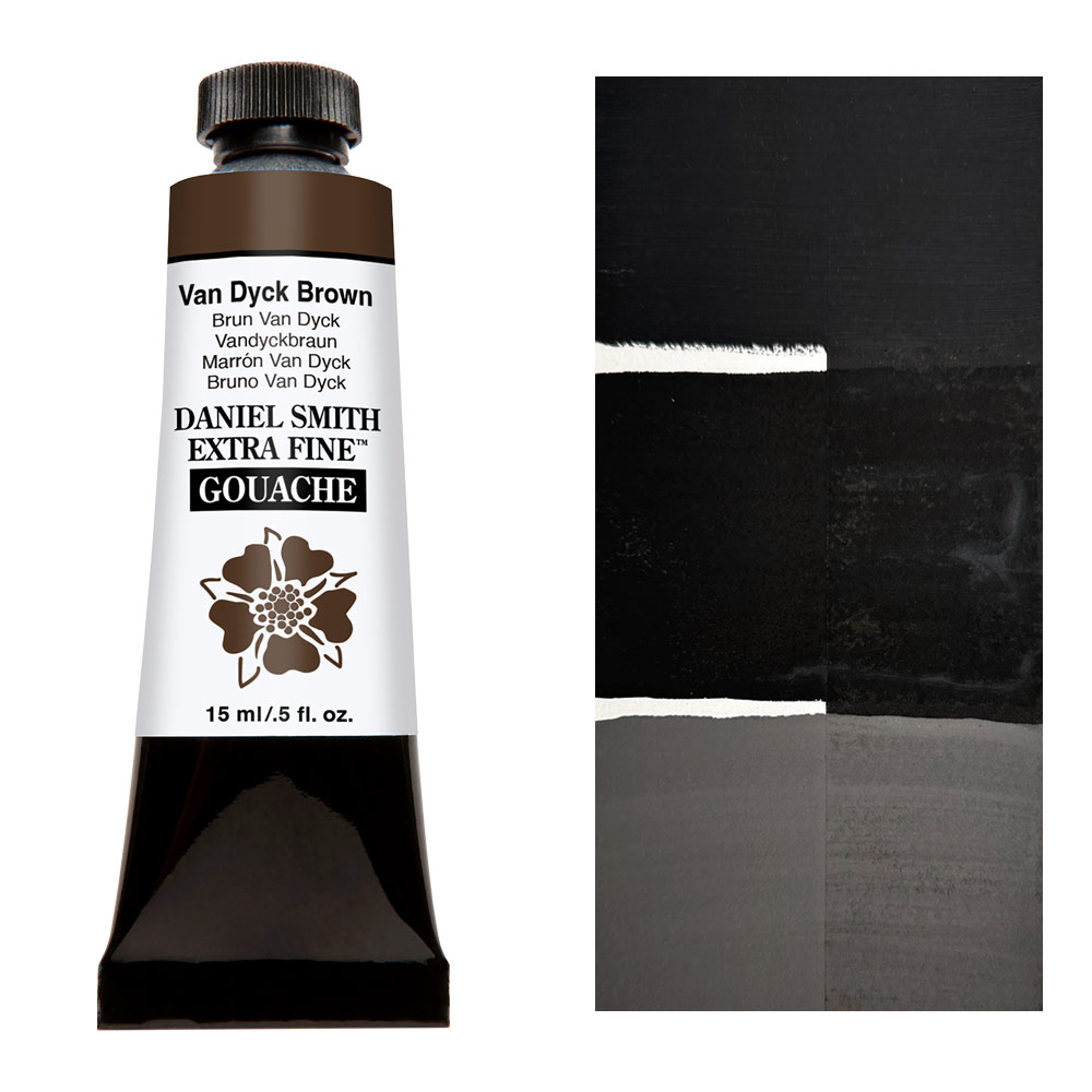 Daniel Smith Extra Fine Gouache 15ml Van Dyck Brown