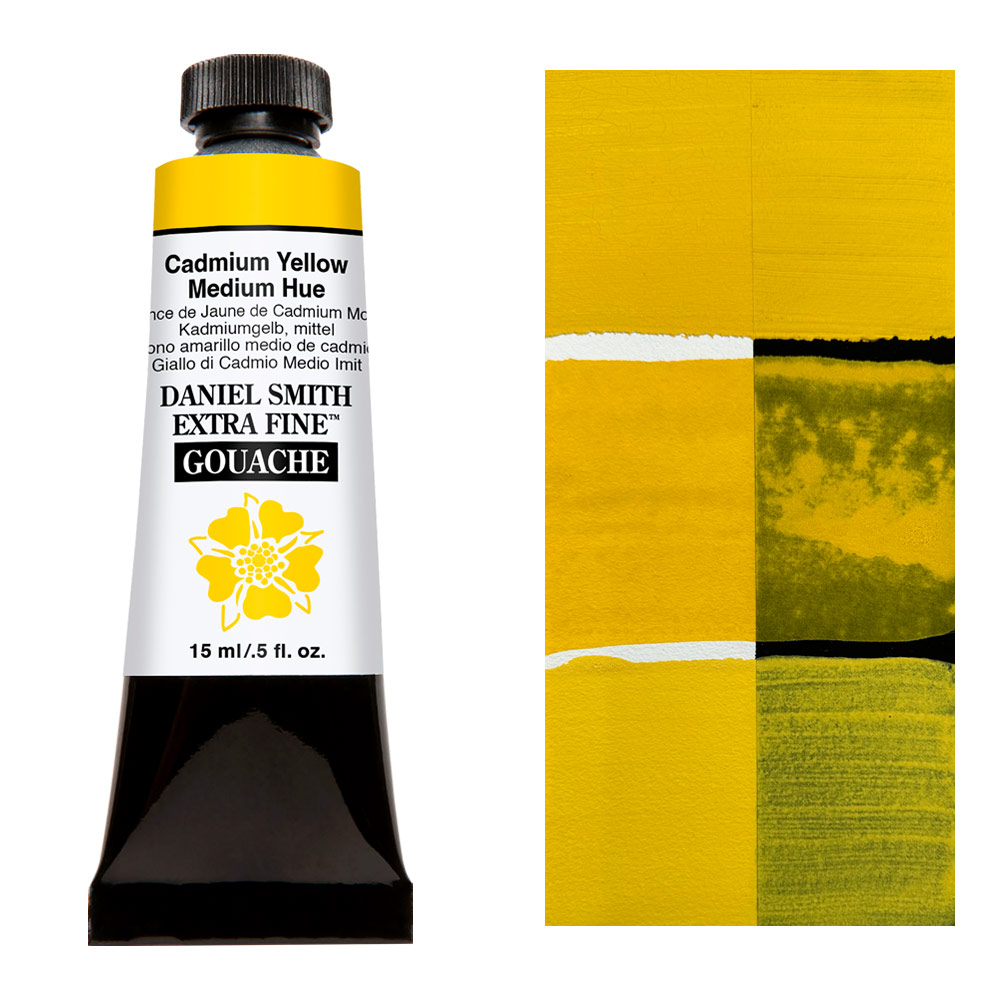 Daniel Smith Extra Fine Gouache 15ml Cadmium Yellow Medium Hue