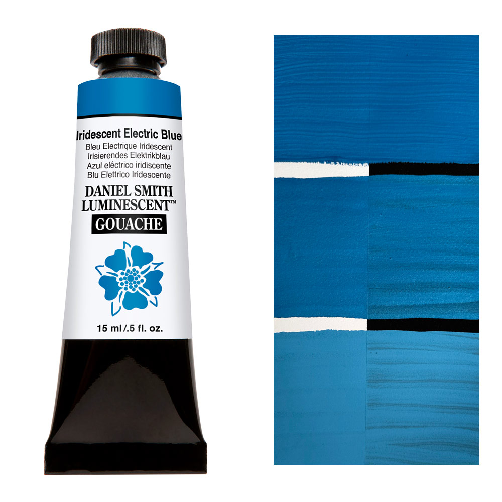 Daniel Smith Extra Fine Gouache 15ml Iridescent Electric Blue