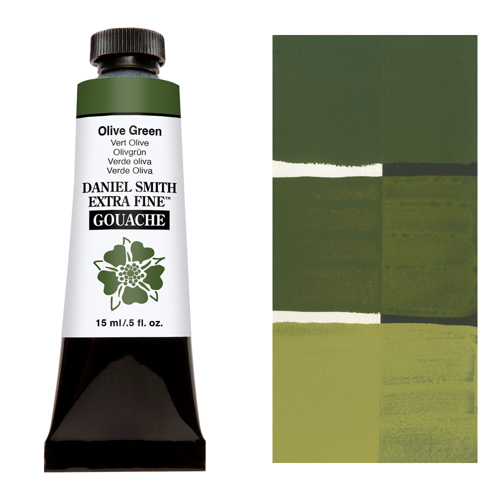 Daniel Smith Extra Fine Gouache 15ml Olive Green