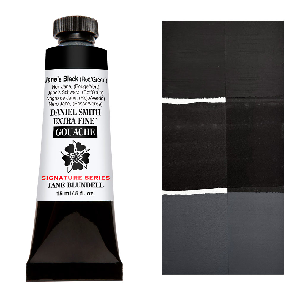 Daniel Smith Extra Fine Gouache 15ml Jane's Black (Red/Green)