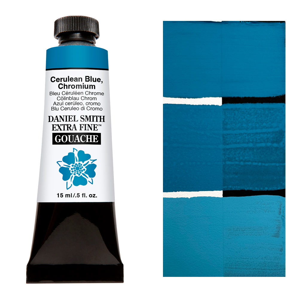 Daniel Smith Extra Fine Gouache 15ml Cerulean Blue Chromium