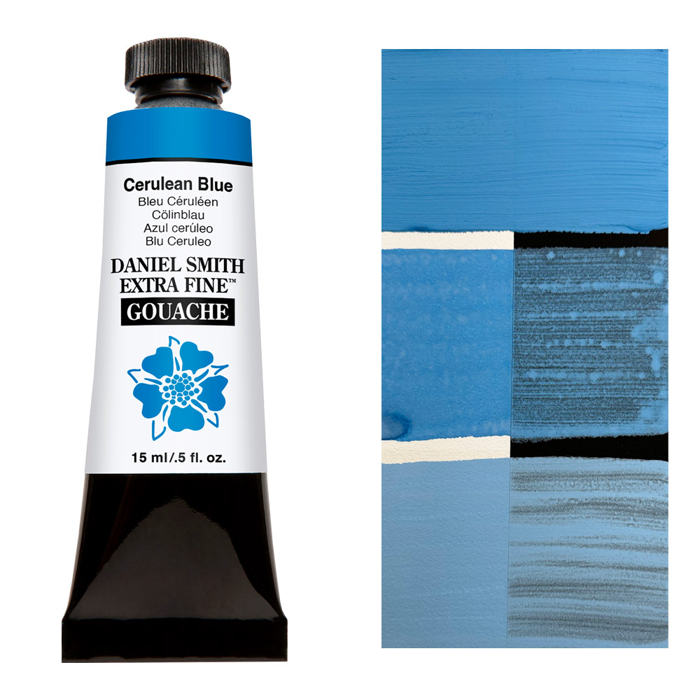 Daniel Smith Extra Fine Gouache 15ml Cerulean Blue