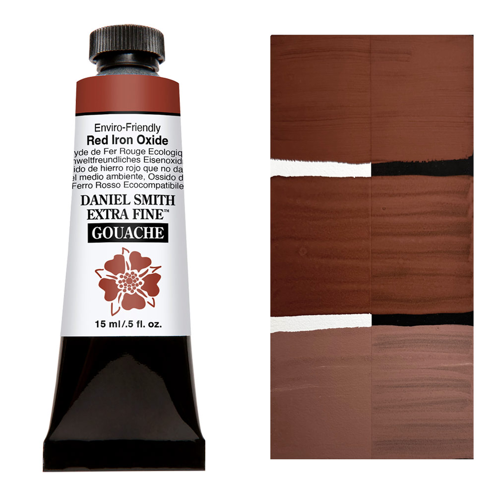 Daniel Smith Extra Fine Gouache 15ml Enviro-Friendly Red Iron Oxide