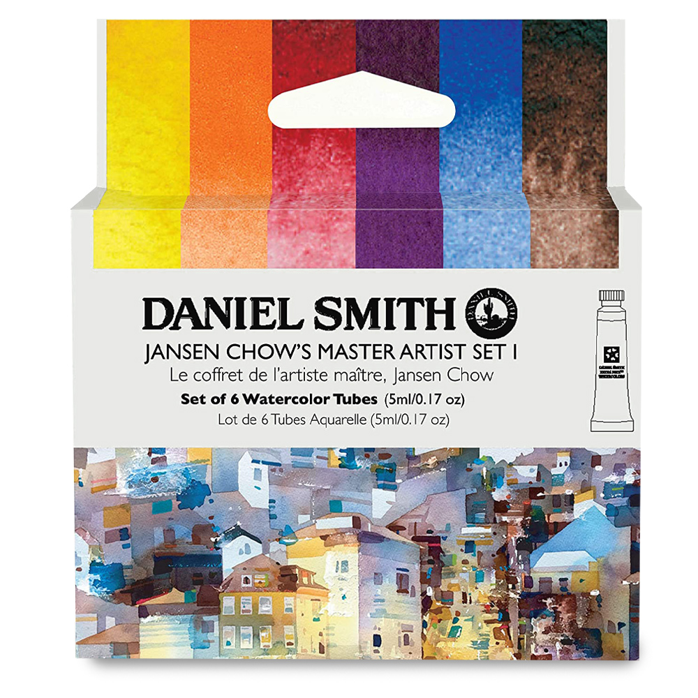 Daniel Smith Extra Fine Watercolor 6 x 5ml Set Jansen Chow's Master Artist I