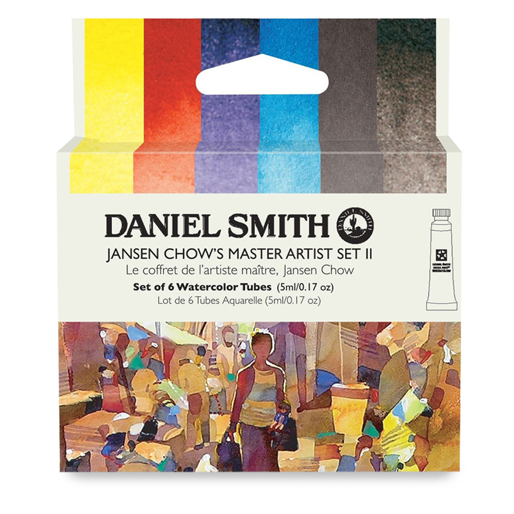 Daniel Smith Extra Fine Watercolor 6 x 5ml Set Jansen Chow's Master Artist 2