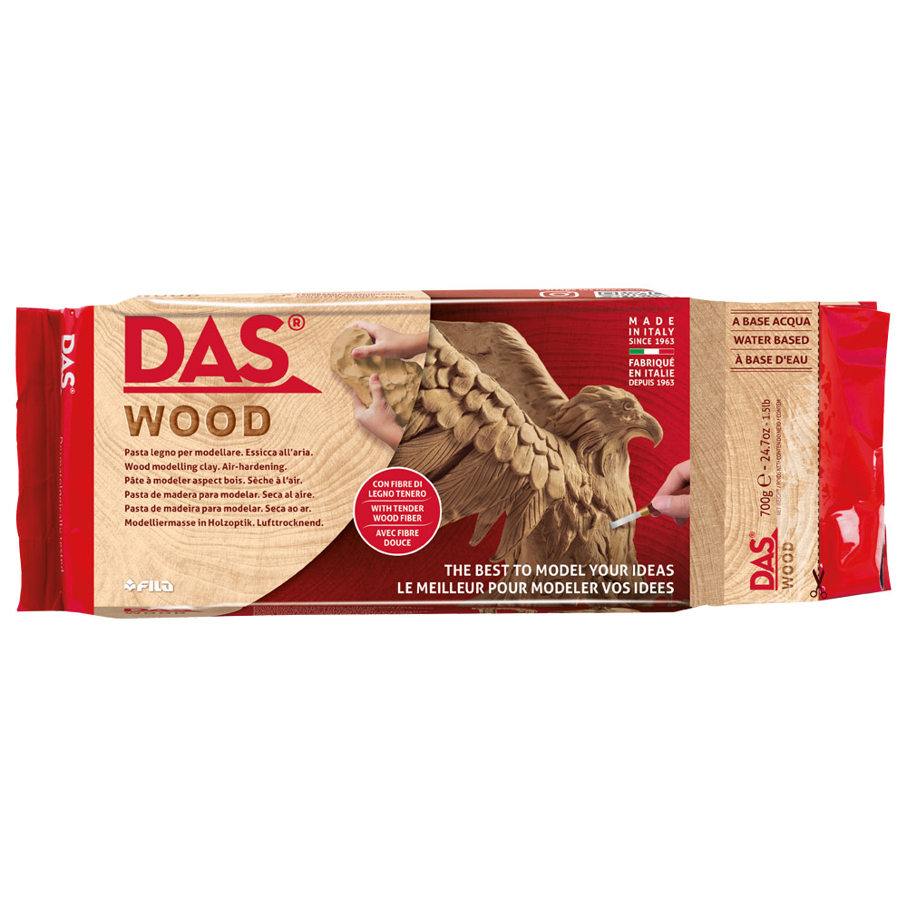 DAS Air Dry Modeling Clay 1.5lb Wood