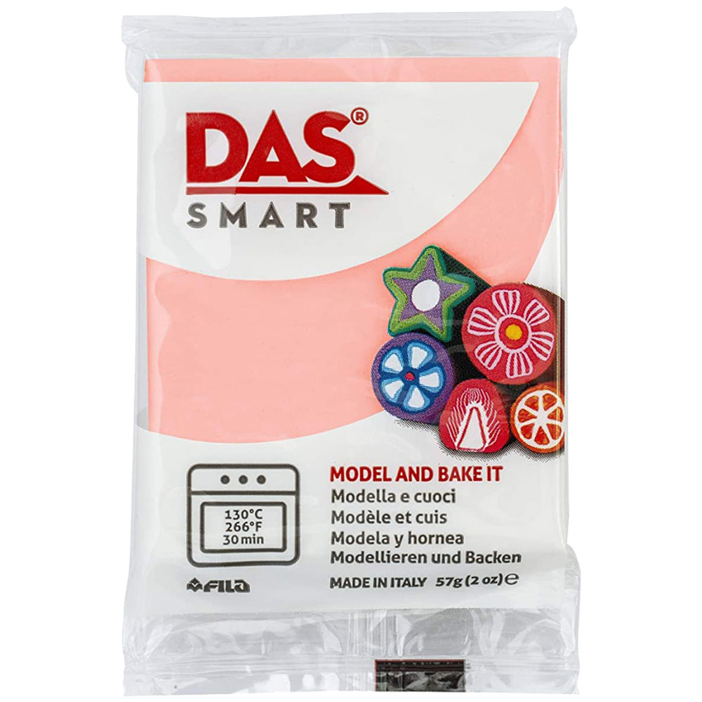 DAS Smart Oven-Hardening Clay 57g Flush Pink