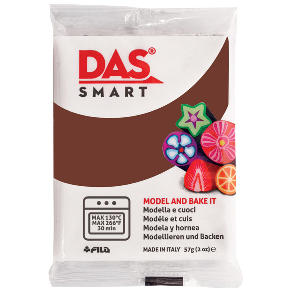 DAS Smart Oven-Hardening Clay 57g Chocolate