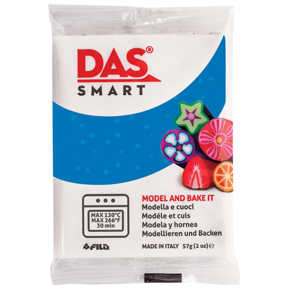 DAS Smart Oven-Hardening Clay 57g Blue Glitter
