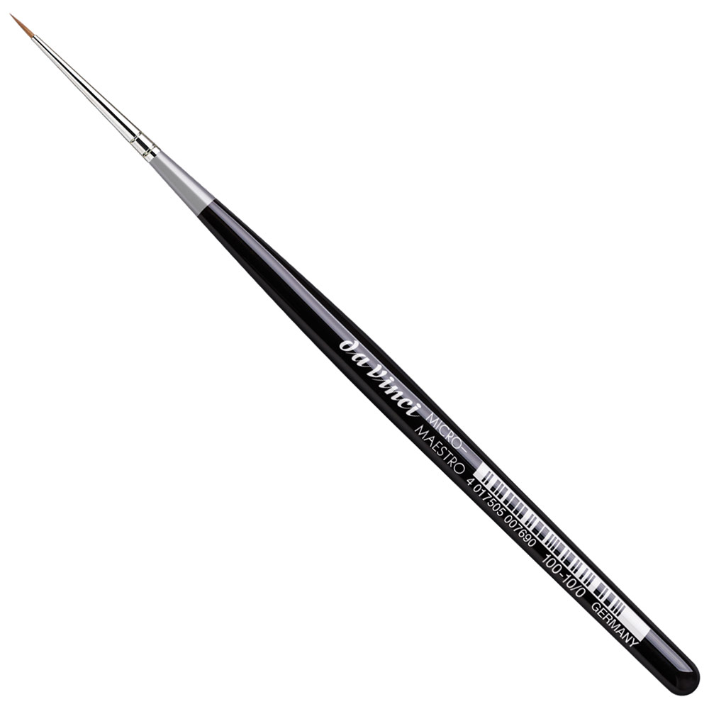 Da Vinci MICRO-MAESTRO Kolinsky Watercolor Brush Series 100 Round #10/0