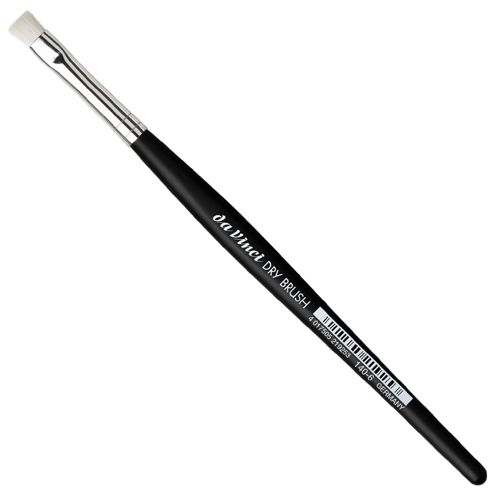 Da Vinci White Synthetic Dry Brush Series 140 Flat #6
