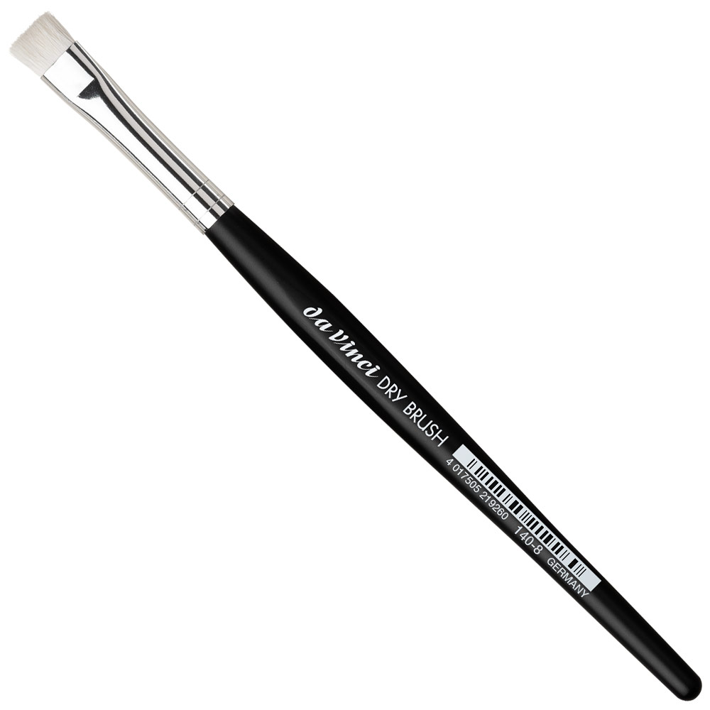 Da Vinci White Synthetic Dry Brush Series 140 Flat #8