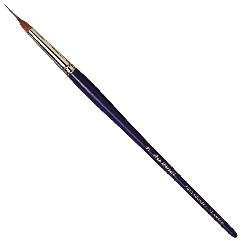 Da Vinci MAESTRO Kolinsky Watercolor Brush Series 17 Inlaid Liner #9