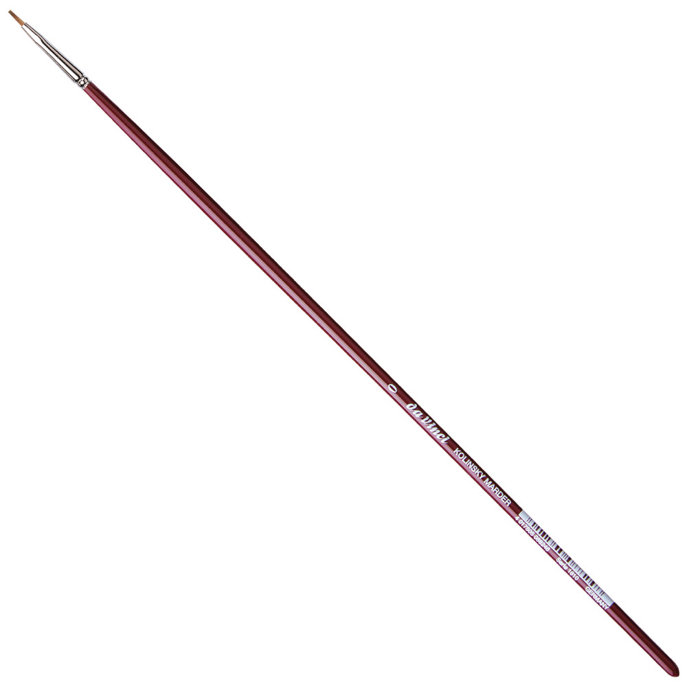 Da Vinci Kolinsky Marder Red Sable Oil Brush Series 1810 Bright #0