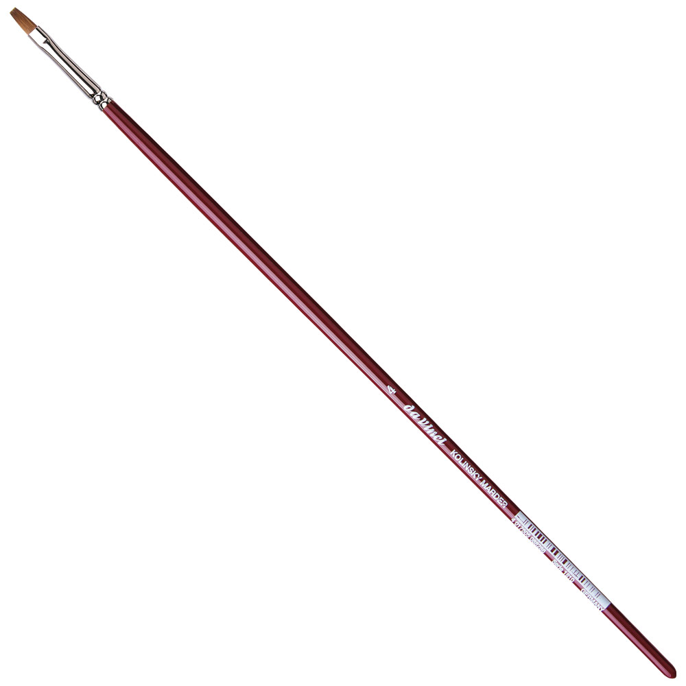 Da Vinci Kolinsky Marder Red Sable Oil Brush Series 1810 Bright #4