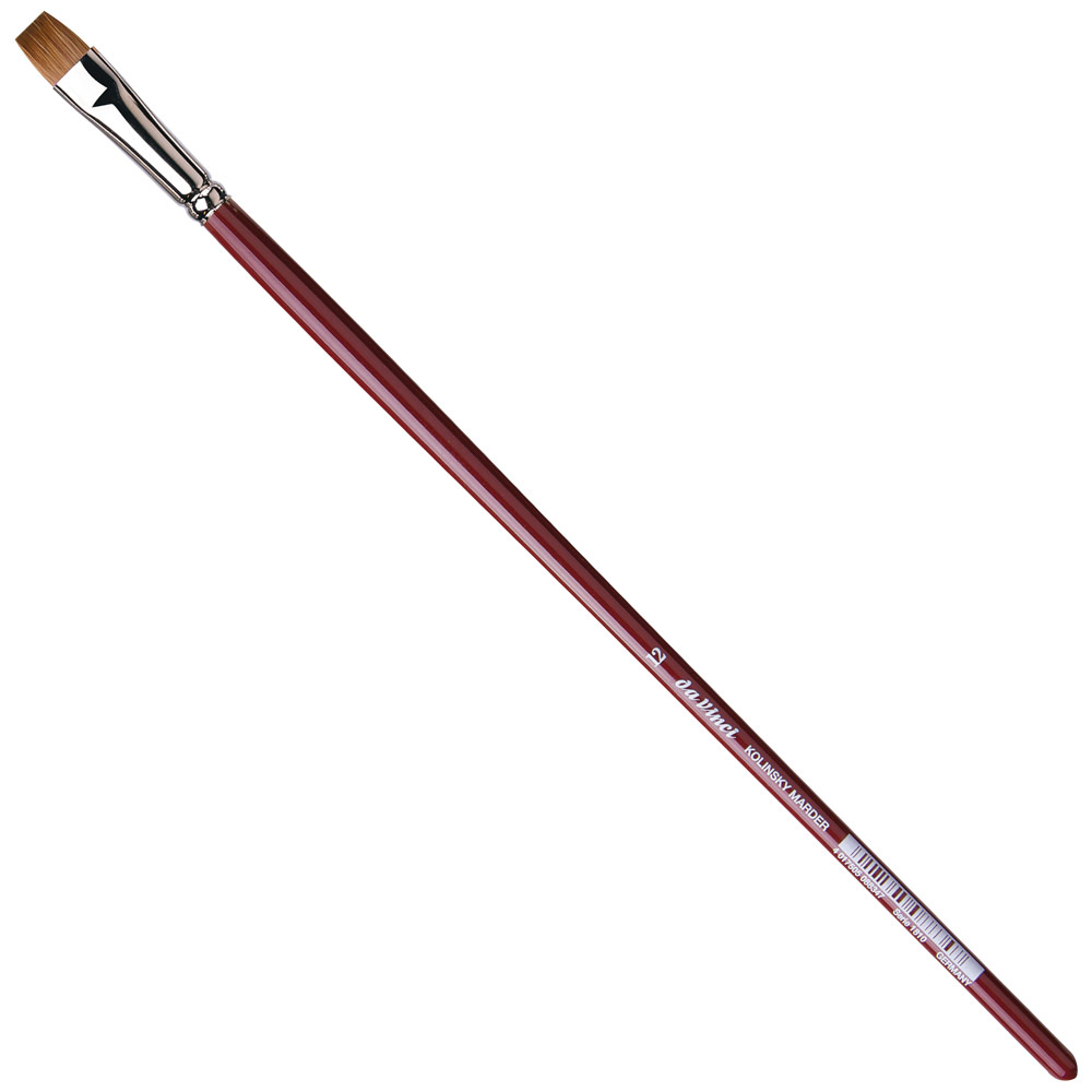 Da Vinci Kolinsky Marder Red Sable Oil Brush Series 1810 Bright #12