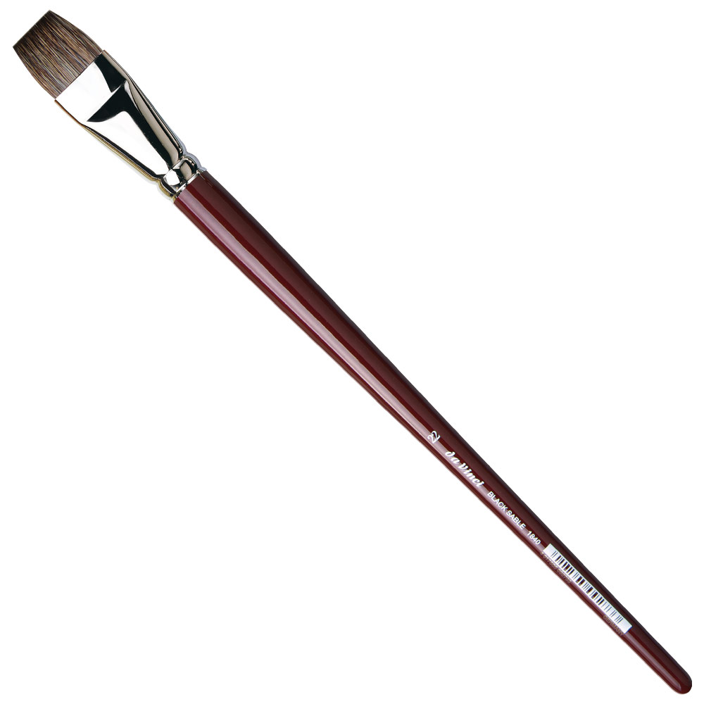Da Vinci Black Sable Oil Brush Series 1840 Bright #22