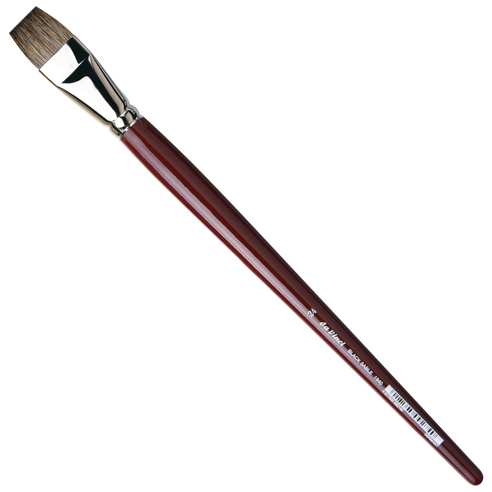 Da Vinci Black Sable Oil Brush Series 1840 Bright #24