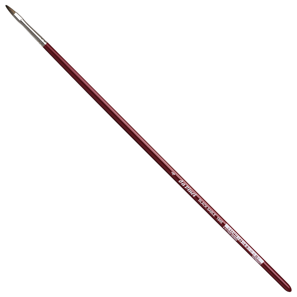 Da Vinci Black Sable Oil Brush Series 1845 Filbert #4