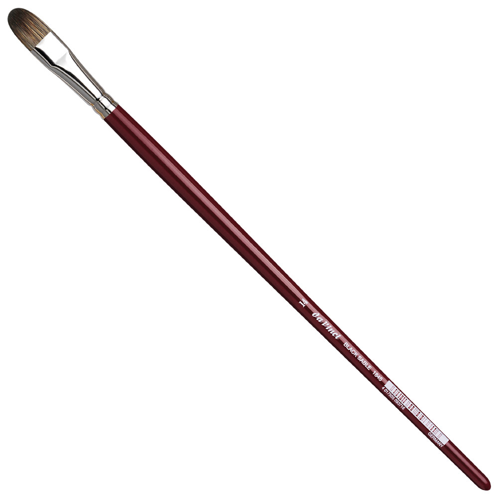 Da Vinci Black Sable Oil Brush Series 1845 Filbert #14
