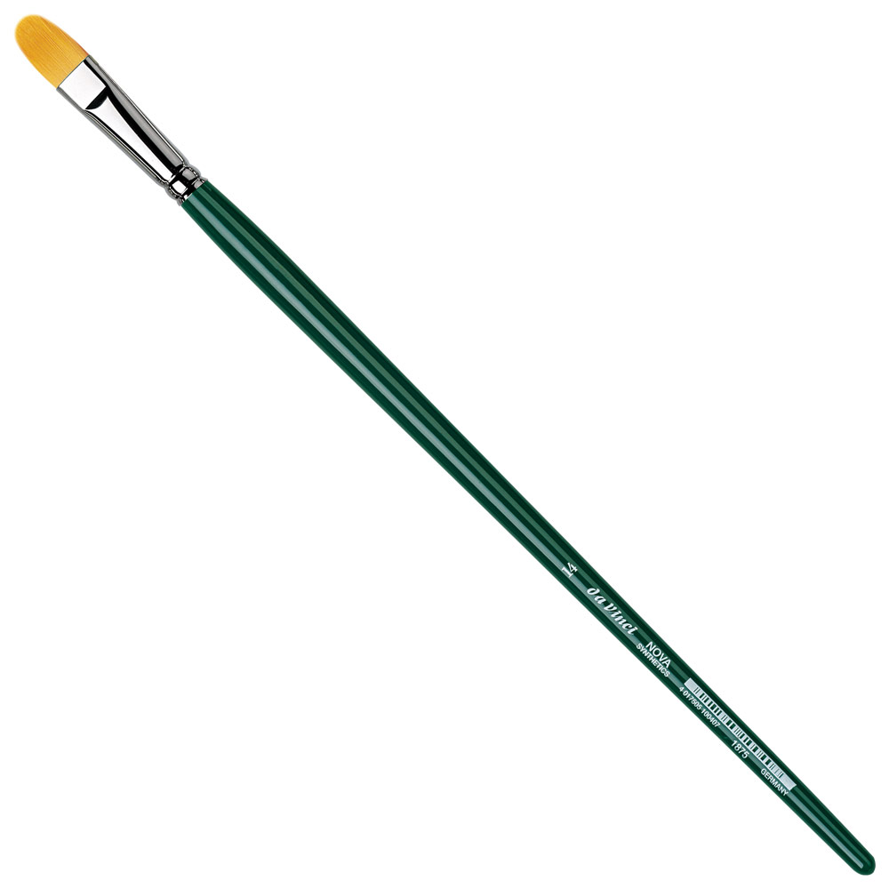Da Vinci Nova Synthetics Talkon Synthetic Long Brush Series 1875 Filbert #14