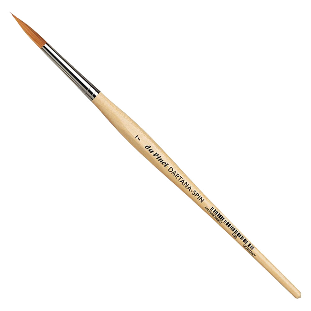 Da Vinci DARTANA-SPIN Synthetic Brush Series 188 Extra Point Round #7