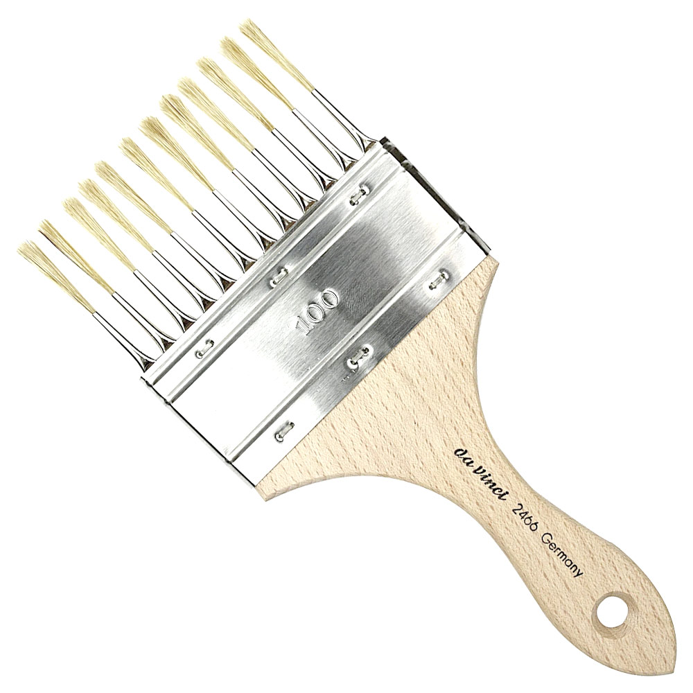 Da Vinci Pipe Overgrainer Bristle Brush Series 2466 Overgrainer 100mm