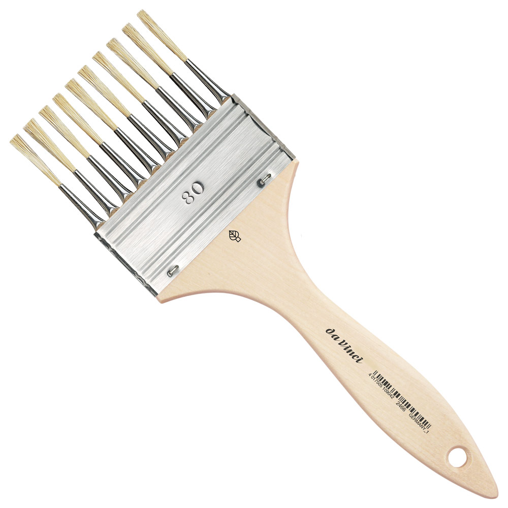 Da Vinci Pipe Overgrainer Bristle Brush Series 2466 Overgrainer 80mm