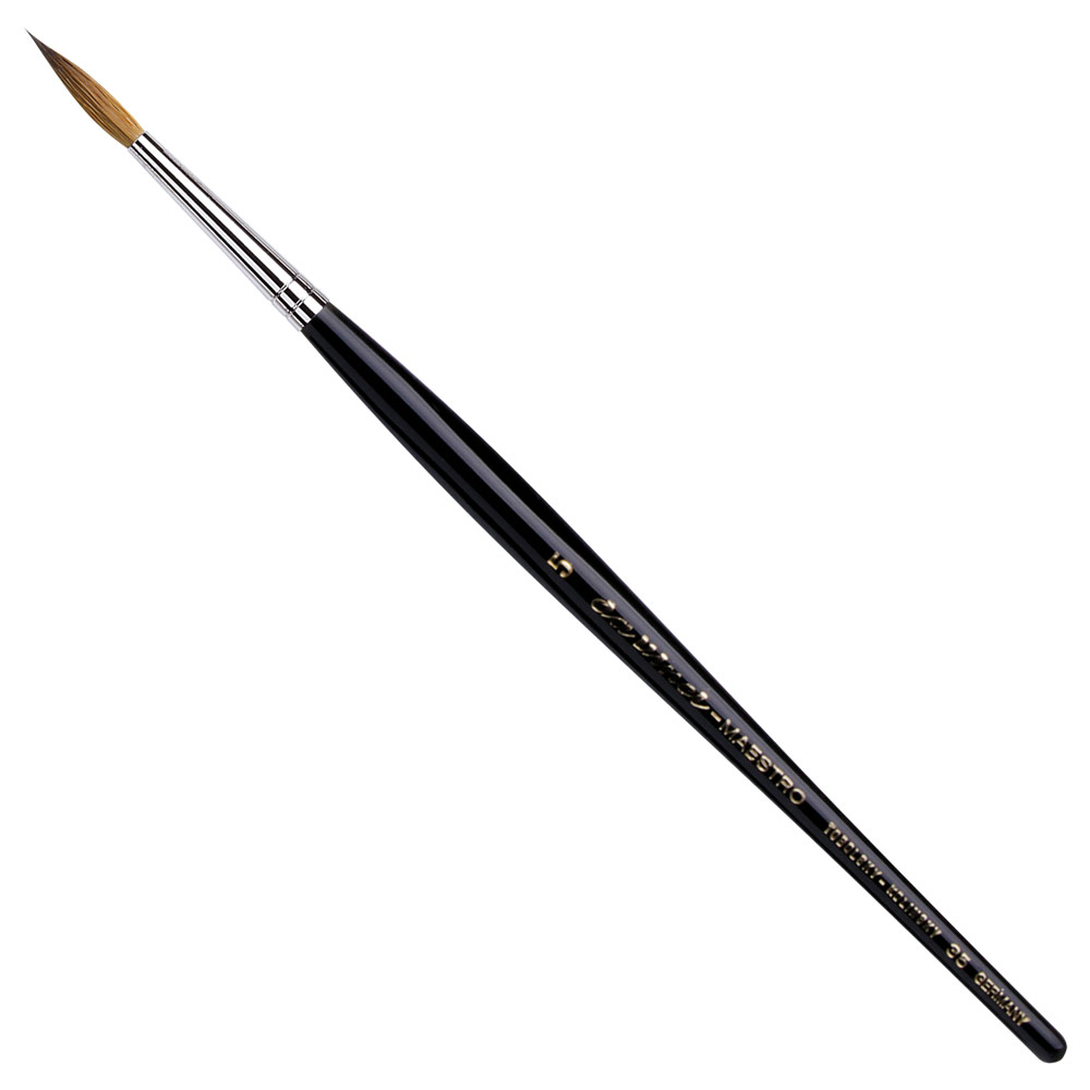 Da Vinci Maestro Kolinsky Watercolor Brush Series 35 X-Long Round #5