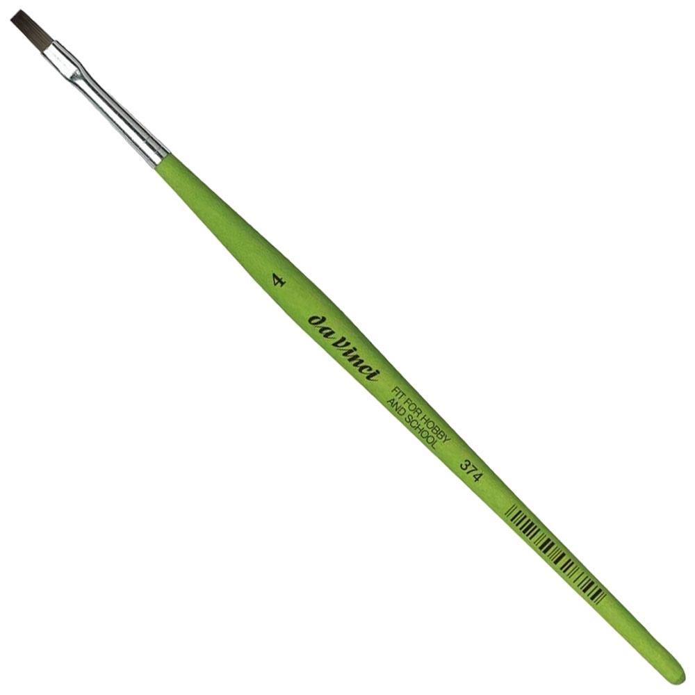 Da Vinci Fit Synthetic Grey Brush Series 374 Flat #4