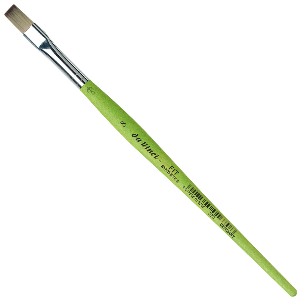 Da Vinci Fit Synthetic Grey Brush Series 374 Flat #8
