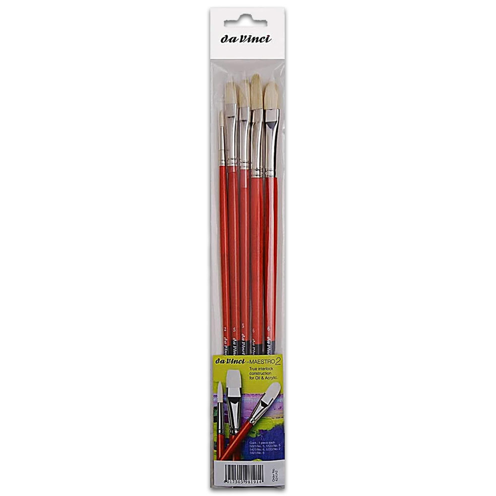 Da Vinci Maestro2 Chungking Bristle Brush 5 Set Assorted