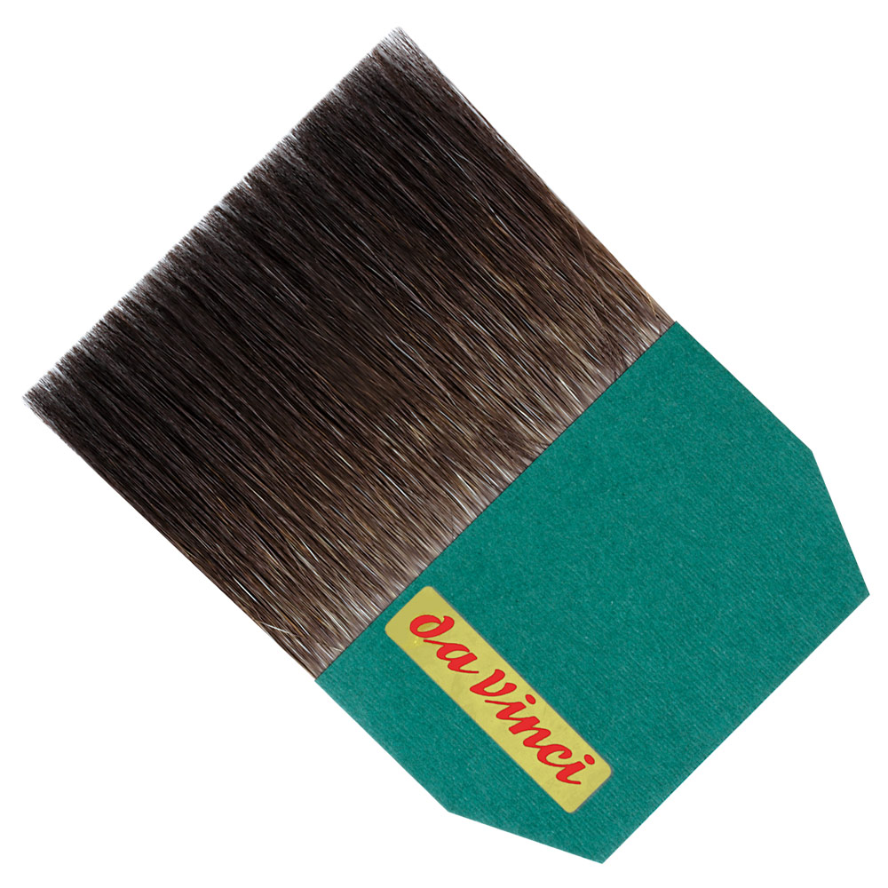 Da Vinci Gilder Tip Single Thick Blue Squirrel Series 500 Flat Brush 80mm