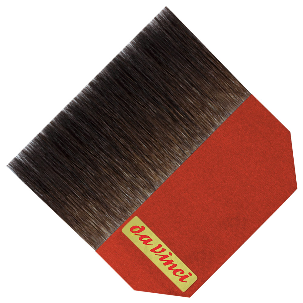Da Vinci Gilder Tip Single Double Blue Squirrel Series 502 Flat Brush 100mm