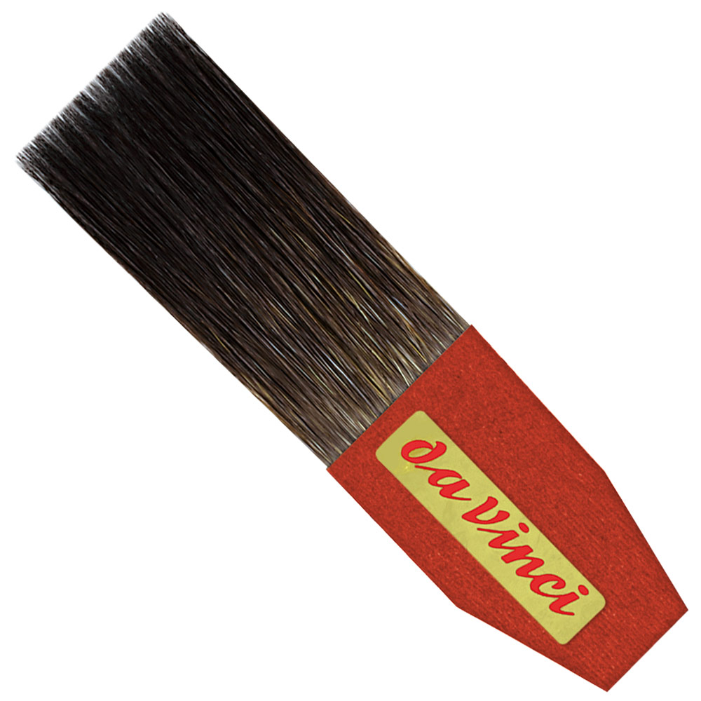 Da Vinci Gilder Tip Single Double Blue Squirrel Series 502 Flat Brush 25mm